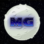 Picture of the moom with the MG logo of Midnight-Gamers